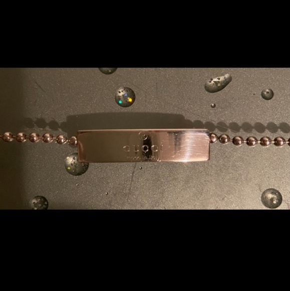 SUPER CUTE GUCCI AUTH STAMPED CHOKER - Picture 4 of 5